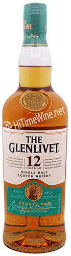 GLENLIVET 12YR DOUBLE OAK 750ML SINGLE MALT SCOTCH WHISKY