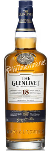 GLENLIVET 18YR 43% OLD BOTTLE 750ML SINGLE MALT SCOTCH WHISKY (NO BOX)