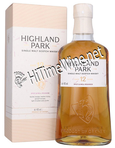 HIGHLAND PARK 12YR 750ML SINGLE MALT SCOTCH WHISKY