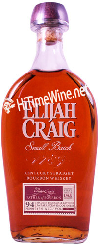 ELIJAH CRAIG SMALL BATCH BOURBON WHISKEY 47% 750ML AGE: 8-12 ELIJAH CRAIG SMALL BATCH BOURBON WHISKEY 47% 750ML AGE: 8-12