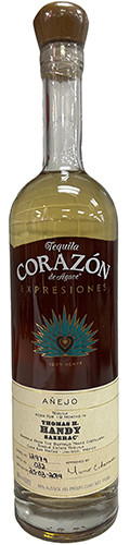 CORAZON THOMAS HANDY ANEJO TEQUILA 40% 750ML; BARREL-011; BOTTLED