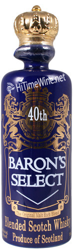 BARON SELECT 40TH ANNIVERSARY 750ML BLENDED SCOTCH WHISKEY
