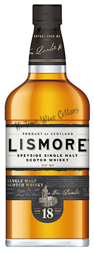 LISMORE 18YR 43% 750ML SPEYSIDE SINGLE MALT SCOTCH WHISKY