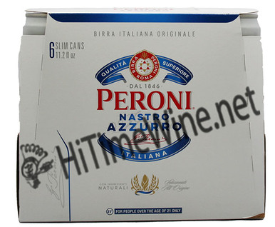 PERONI NASTRO AZZURRO 6 PACK 11.2oz CANS