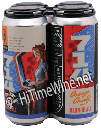 BOTTLE LOGIC BREWING, 714 - BLONDE ALE 4.8% ABV 4 PACK 16oz CANS