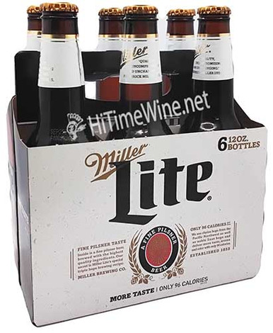 MILLER BREWING COMPANY, MILLER LITE LOW CALORIE LAGER 4.2% ABV, 6