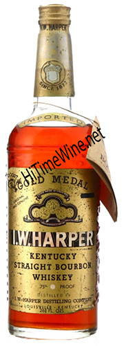 I.W. HARPER GOLD MEDAL 1960s 43% 1 QUART KENTUCKY STRAIGHT BOURBON