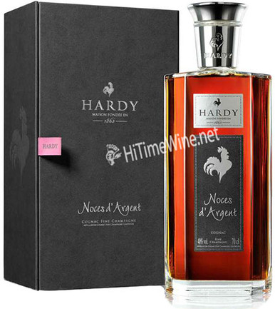HARDY NOCES D' ARGENT COGNAC 40% 750ML GRAND CHAMPAGNE; COGNAC FRANCE;
