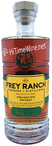 FREY RANCH RYE WHISKEY 50% 750ML DISTILLERY IS LOCATED IN THE HIGH ...
