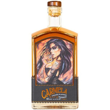 R6 CARMELA CARAMEL FLAVORED WHISKEY 750 66PF R6 DISTILLERY CALIFORNIA