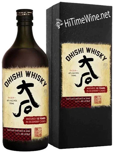 或　15年　sherry Cask OHISHI WHISKY 15YR EX-SHERRY CASK 41.3% 750ML JAPANESE WHISKY