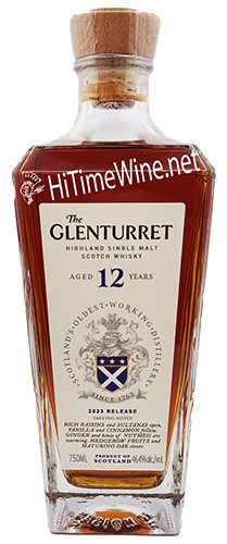 ウイスキー The Glenturret 12 Years 700ml 46.4% GLENTURRET 12YR 46% 750ML 2023 RELEASE HIGHLAND SINGLE MALT SCOTCH