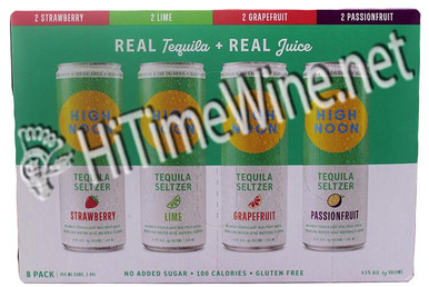 HIGH NOON TEQUILA SELTZER VARIETY 8 PACK oz CANS 4.5% ABV