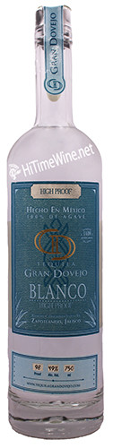 GRAN DOVEJO HI PROOF BLANCO TEQUILA 49% 750ML NOM 1651| ADDITIVE FREE