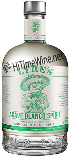 LYRES AGAVE BLANCO NON-ALCOHOLIC TEQUILA ALTERNATIVE, SINGLE 700ml BOTTLE.