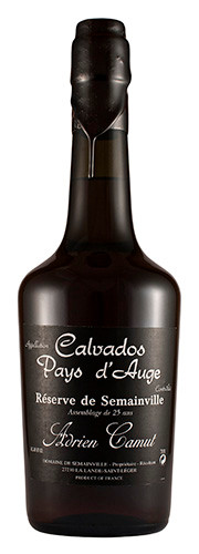 CAMUT 25YR CALVADOS 41% 750ML PAYS D' AGUGE; RESERVE DE