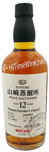 サントリー 山崎蒸溜所 Watami Founder's Choice SUNTORY WATAMI FOUNDER'S CHOICE 43% 660ML SINGLE MALT JAPANESE WHISKY