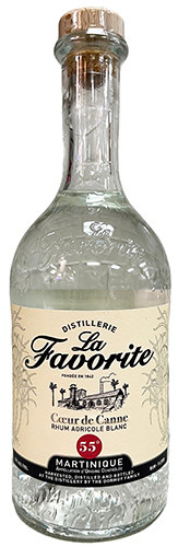 Rhum La Favorite Cœur de Canne Vieux 4 ans - Martinique 42° - Saumane Arts  & Vin