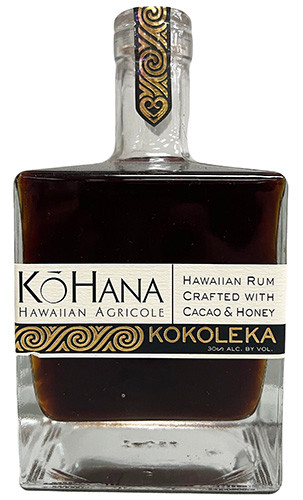 KOHANA CHOCOLATE AGRICOLE 30% 750ML HAWAIIAN RUM CRAFTED WITH