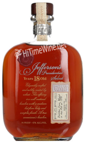 JEFFERSON'S 18YR 1991 PRESIDENTIAL SELECT WHISKEY 47% BATCH #26