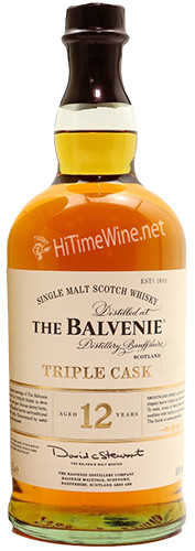 BALVENIE 12YR TRIPLE CASK 40% 1LT SINGLE MALT SCOTCH WHISKY