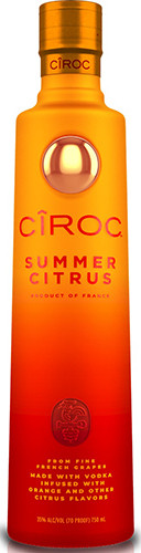 送料込み♡CÎROC シロック 限定味 SUMMER CITRUSウオッカ Ciroc Summer Citrus - Elegant Citrus Vodka