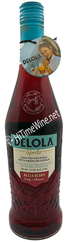 DELOLA COCKTAILS BELLA BERRY SPRITZ 10.5% 750ML SIMPLY SERVE OVER