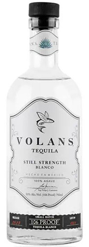 VOLANS STILL STRENGHT BLANCO 53% 750ML ULTRA PREMIUM TEQUILA; NOM