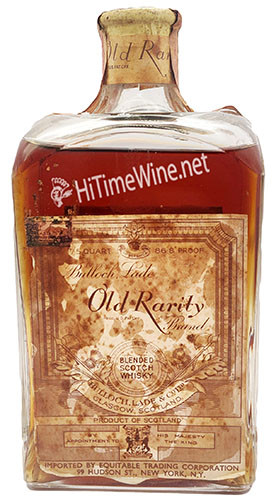 BULLOCH LADE'S OLD RARITY 12YR 43.4% 4/5Q BLENDED SCOTCH WHISKY