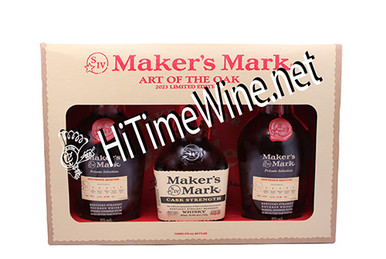 Maker's Mark 限定木箱入り3本セット2019.2020.2021年 MAKERS MARK 375 3PK 2023 LIMITED EDITION ART OF OAK 1BT-PR SEL