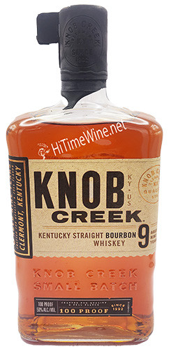 KNOB CREEK 9YR WHISKEY 50% 750ML KENTUCKY STRAIGHT BOURBON WHISKEY