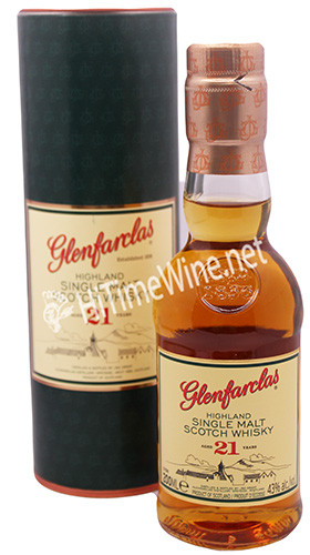 GLENFARCLAS 21YR 43% 200ML HIGHLAND SINGLE MALT SCOTCH WHISKY