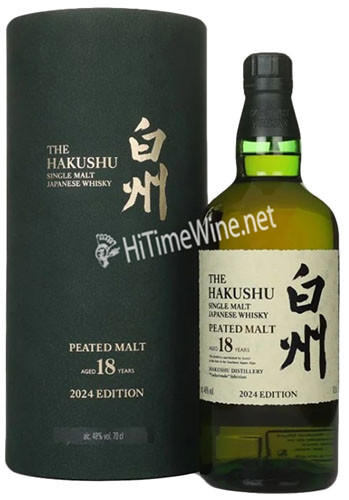 SUNTORY HAKUSHU 18YR PEATED MALT 2024 EDITION 48% SINGLE MALT