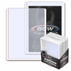 3x4 Topload Card Holder - White Border - 1-TLCH-WH