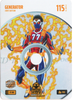 Bo Jackson Battle Arena - Generator - V.J. Edgecombe - Fire Tracks Battlefoil - Fire - 115 - Griffey Set - FT-101