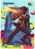 Bo Jackson Battle Arena - Golden Bullet - Matthew Golden - 80's Rad Battlefoil - Fire - 95 - Griffey Set - RAD-384