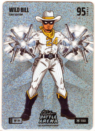 Bo Jackson Battle Arena - Wild Bill - William Contreras - Icon Battlefoil - Steel - 95 - Griffey Set - IBF-311