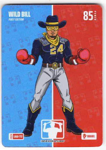 Bo Jackson Battle Arena - Wild Bill - William Contreras - Logofoil - Brawl - 85 - Griffey Set - LOGO-772