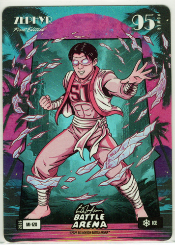 Bo Jackson Battle Arena - Zephyr - Jung Hoo Lee - Miami Ice Battlefoil - Ice - 95 - Griffey Set - MI-120