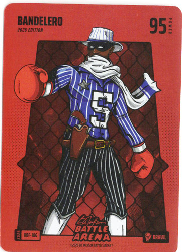 Bo Jackson Battle Arena - Bandelero - Paulo Banchero - Red Battlefoil - Brawl - 95 - Griffey Set - RBF-106