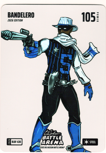 Bo Jackson Battle Arena - Bandelero - Paulo Banchero - Blizzard Battlefoil - Steel - 105 - Griffey Set - BLBF-630