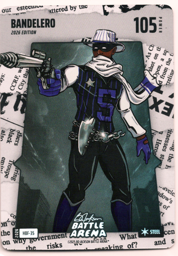 Bo Jackson Battle Arena - Bandelero - Paulo Banchero - Headlines Battlefoil - Steel - 105 - Griffey Set - HBF-35