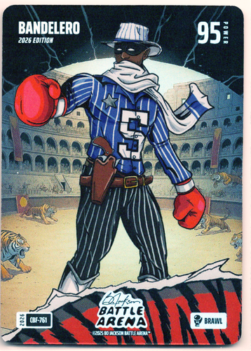 Bo Jackson Battle Arena - Bandelero - Paulo Banchero - Colosseum Battlefoil - Brawl - 95 - Griffey Set - CBF-761