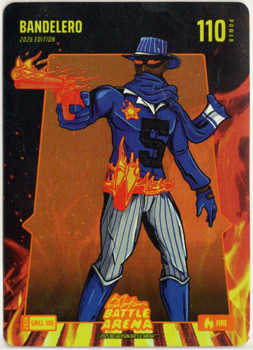 Bo Jackson Battle Arena - Bandelero - Paulo Banchero - Grillin' Battlefoil - Fire - 110 - Griffey Set - GRILL-106