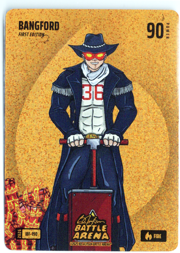 Bo Jackson Battle Arena - Bangford - Wyatt Langford - Icon Battlefoil - Fire - 90 - Griffey Set - IBF-190