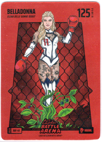 Bo Jackson Battle Arena - Belladonna - Elena Delle Donne - Red Battlefoil - Brawl - 125 - Griffey Set - RBF-49