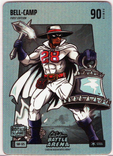 Bo Jackson Battle Arena - Bell-Camp - Kristian Campbell - Silver Battlefoil - Steel - 90 - Griffey Set - SBF-125