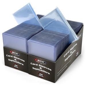 200 Count Card Sleeve and Toploader Combo Pack - 1-SSLVTLCH-200