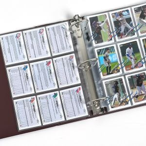 3 in. Album - Baseball - Burgundy - 1-ALB3C-BB-BUR