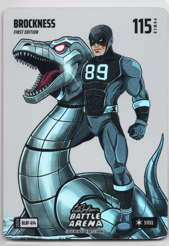 Bo Jackson Battle Arena - BrockNess - Brock Bowers - Blizzard Battlefoil - Steel - 115 - Griffey Set - BLBF-614